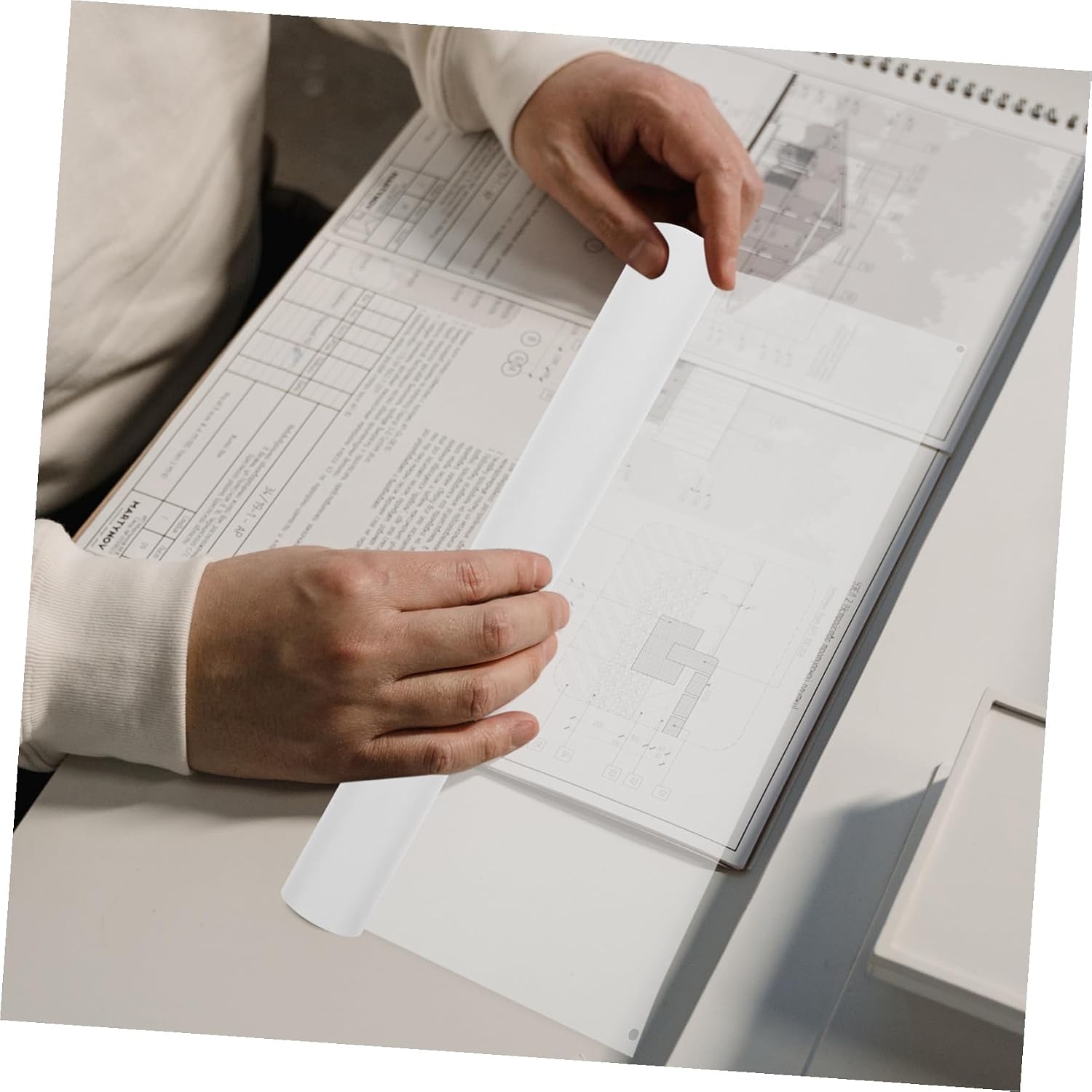 CIMAXIC Professional Tracing Paper Transparent Drawing Trace Paper for Artists Calligraphy Painting Pattern Design and Inkjet Printing