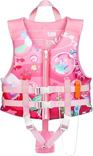 Toddler Swim Vest, Kids Swimming Floaties Jacket for 20-30-40-50 lbs