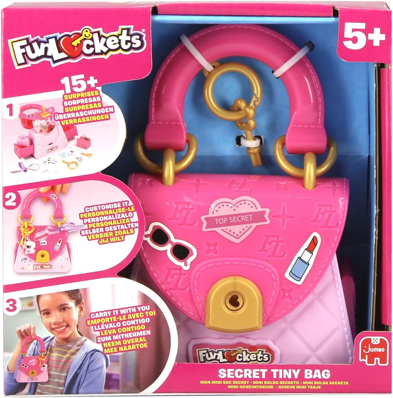 My Mini Secret Bag - Mini Bag Customizable & Creative to Take Anywhere! Find the keys & discover the mysteries; More than 15 surprises inside!