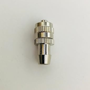 Metal Male Luer Lock Syringe Fitting to 5mm or 3/16 Barb Hose ID (2 Units)