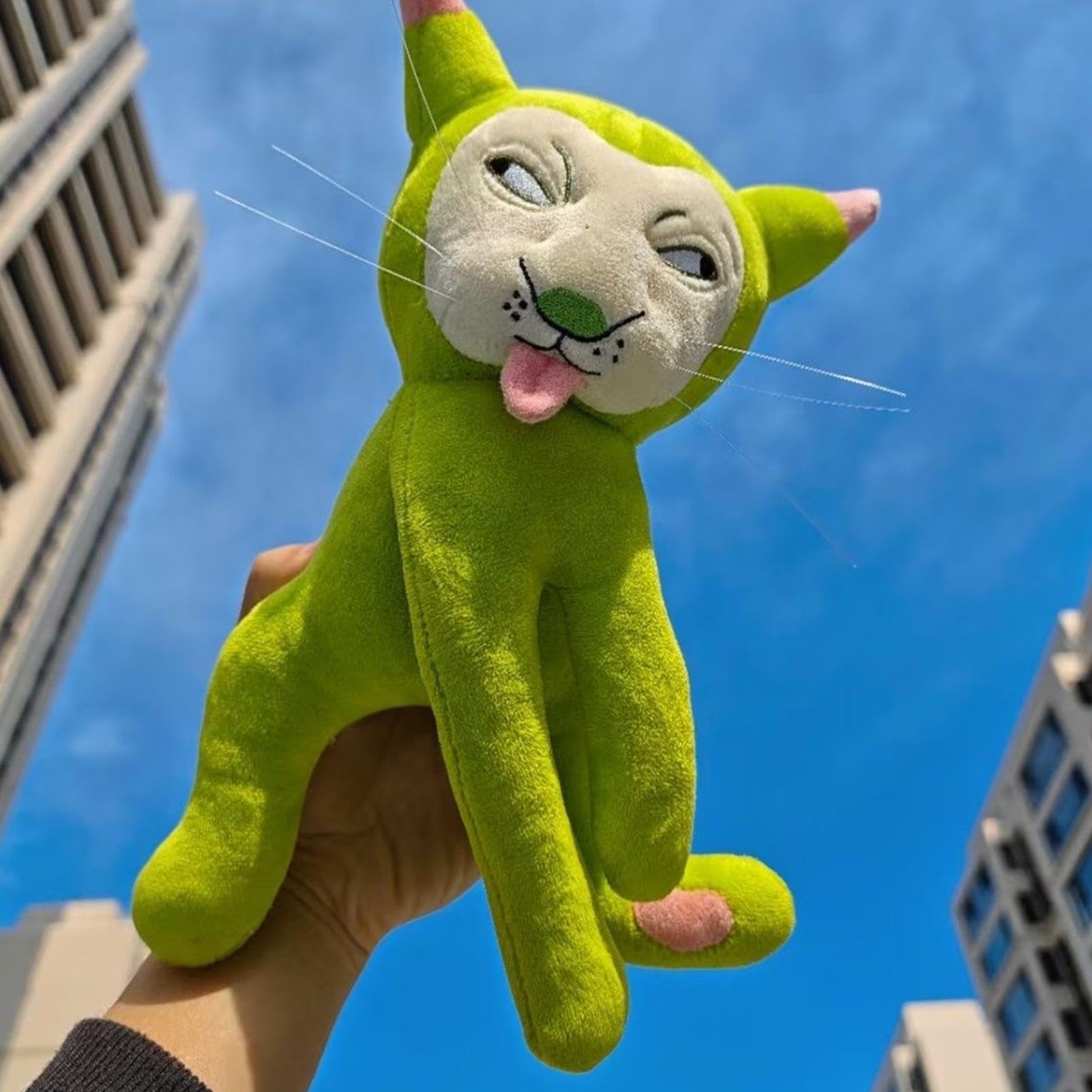 Peluche flexible de 30 cm: suave y bonito gatito para salón, sala de juegos, sofá, coche, cama, niños y adultos