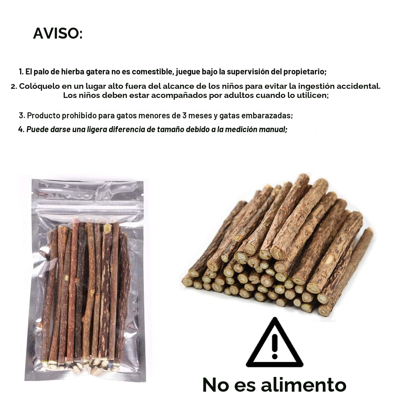 Juguete Gato,Palitos Masticables Matatabi para Gatos,Juguete para morder para Gatos Natural Matatabi Dental,Paquete de 30 Unidades