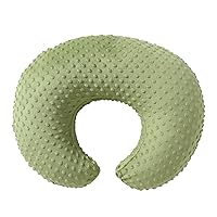 Vista 16 de Funda de almohada de lactancia, fundas de almohada de lactancia materna funda de almohada de punto de felpa (verde)