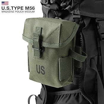 実物 M56マガジンポーチ 2点セット Amazon.co.jp: 米軍 U.S.TYPE M56 MAGAZINE AMMO POUCH - MEDIUM