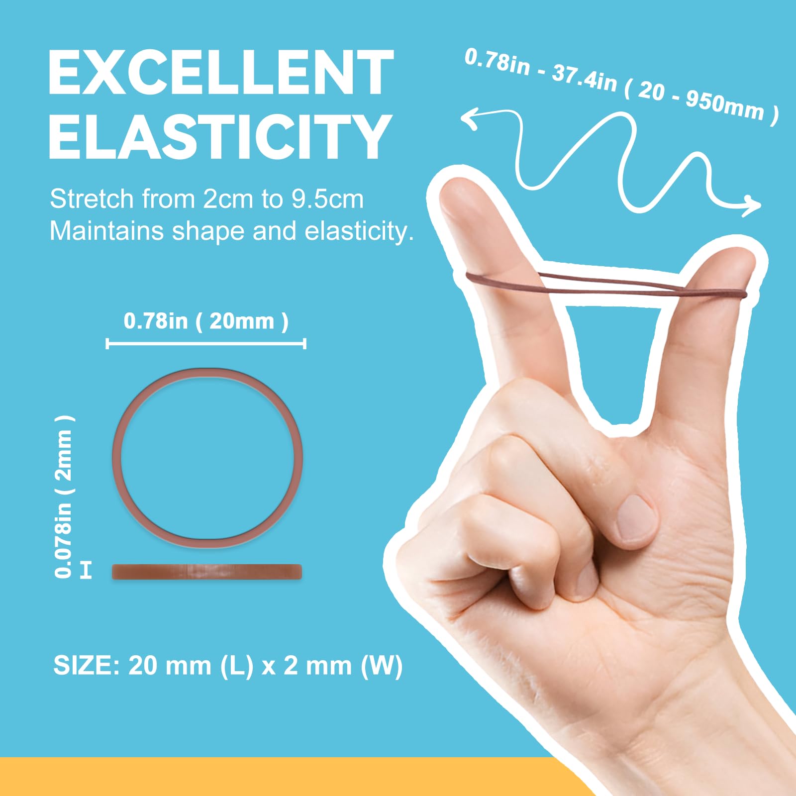 2500 bandas elásticas coloridas para el cabello, accesorios para ligas pequeñas para el cabello, sin tirones, sin daños, soporte elástico para niñas y mujeres TPU (25 tonos mixtos) 2