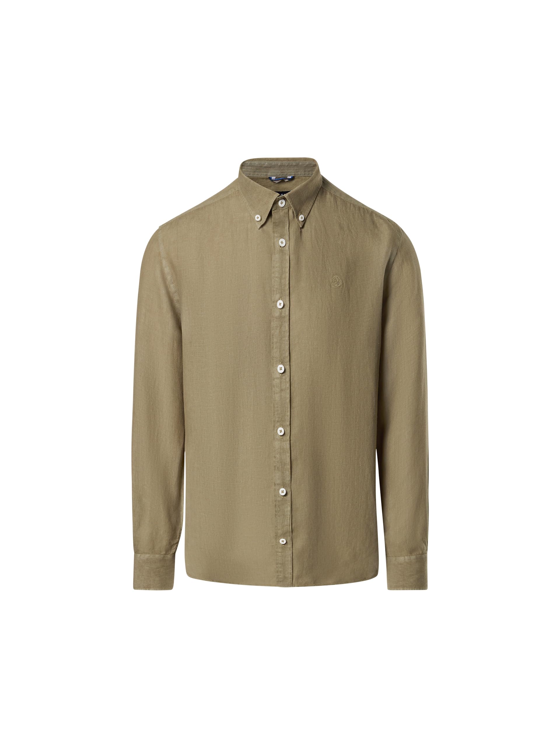 NORTH SAILS Camicia Uomo in Lino European Flax™ con Bottoni in Corozo