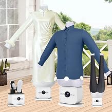 Automatic Ironing Machine,Portable Automatic Ironing Machine, Professional Inflatable Shirt Iron Machines, 8-10 Minutes Quick Ironed Dry for Any Fabric Type Clothing & Shoes