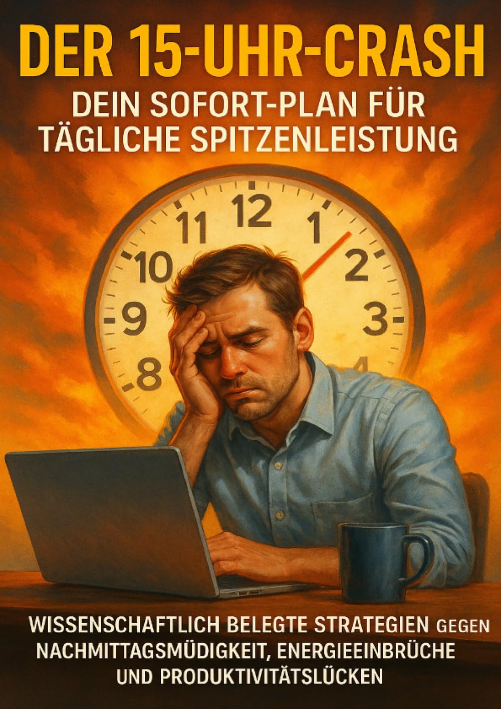 Der 15-Uhr-Crash: Dein Sofort-Plan für tägliche Spitzenleistung: Wissenschaftlich belegte Strategien gegen Nachmittagsmüdigkeit, Energieeinbrüche und Produktivitätslücken