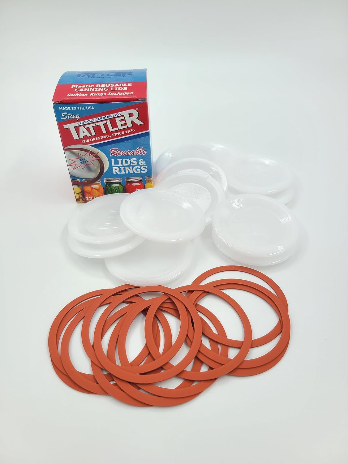 Regular Mouth Reusable Canning Lids Kit, 12 Pack image 5