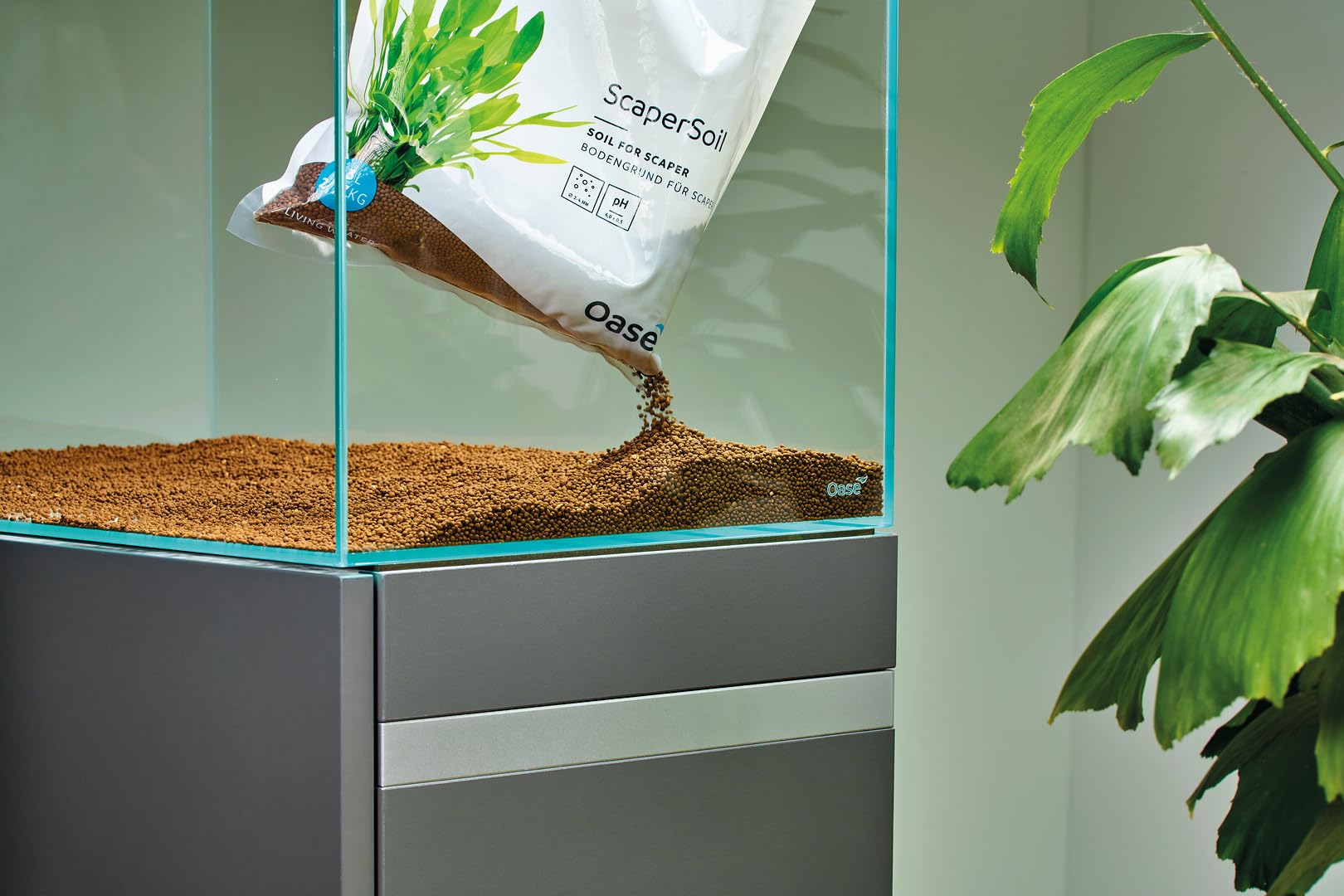 OASE ScaperLine Soil 88043 - Soil, fondo per piante, 3 l, marrone, grana da 1,5 mm a 3 mm