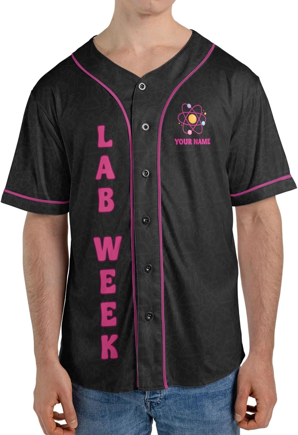 Personalized Lab Week 2025 Shirts, Custom Lab Week 2025 Baseball Jersey, Laboratory Technician Jersey for Lab Tech Team