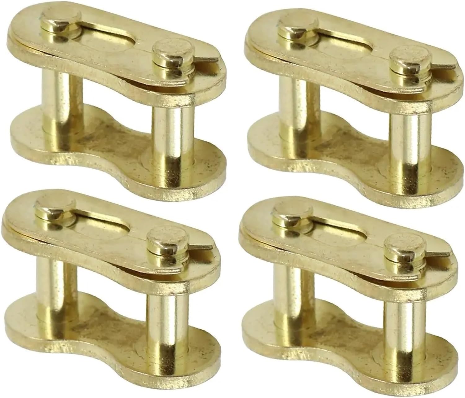 Master Link 20Pcs Gold 520 Motorcycle Chain Master Link O-Ring Joint Connector Clip For Bicycle