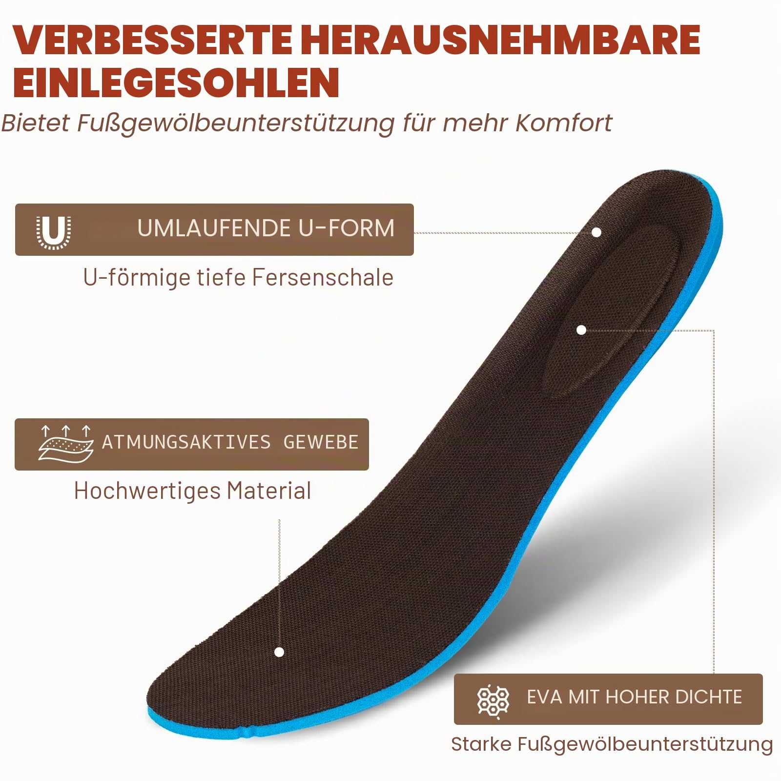 J's.o.l.e Cowboy-Stiefel für Männer Runde Zehe Western Stiefel