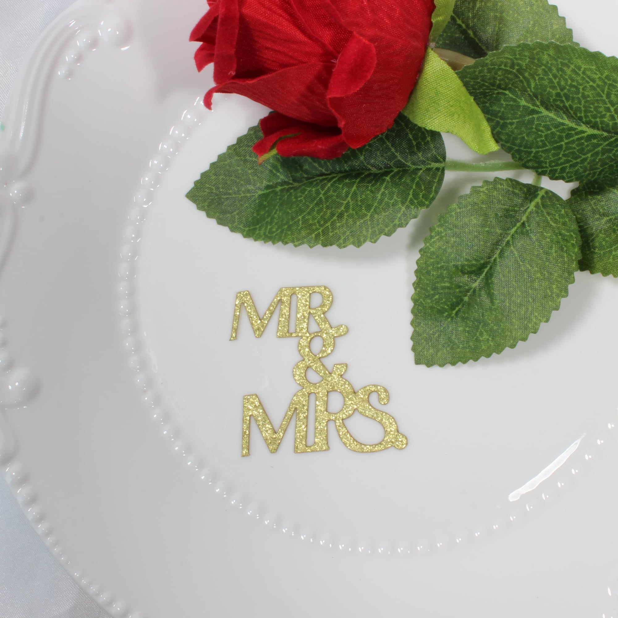 Glitzer-Konfetti "I DO" Für Hochzeitsdusche & Verlobung – 160 Stück, Holografisch, Mit Diamantring- & Herz-Motiven (verschiedene Größen)