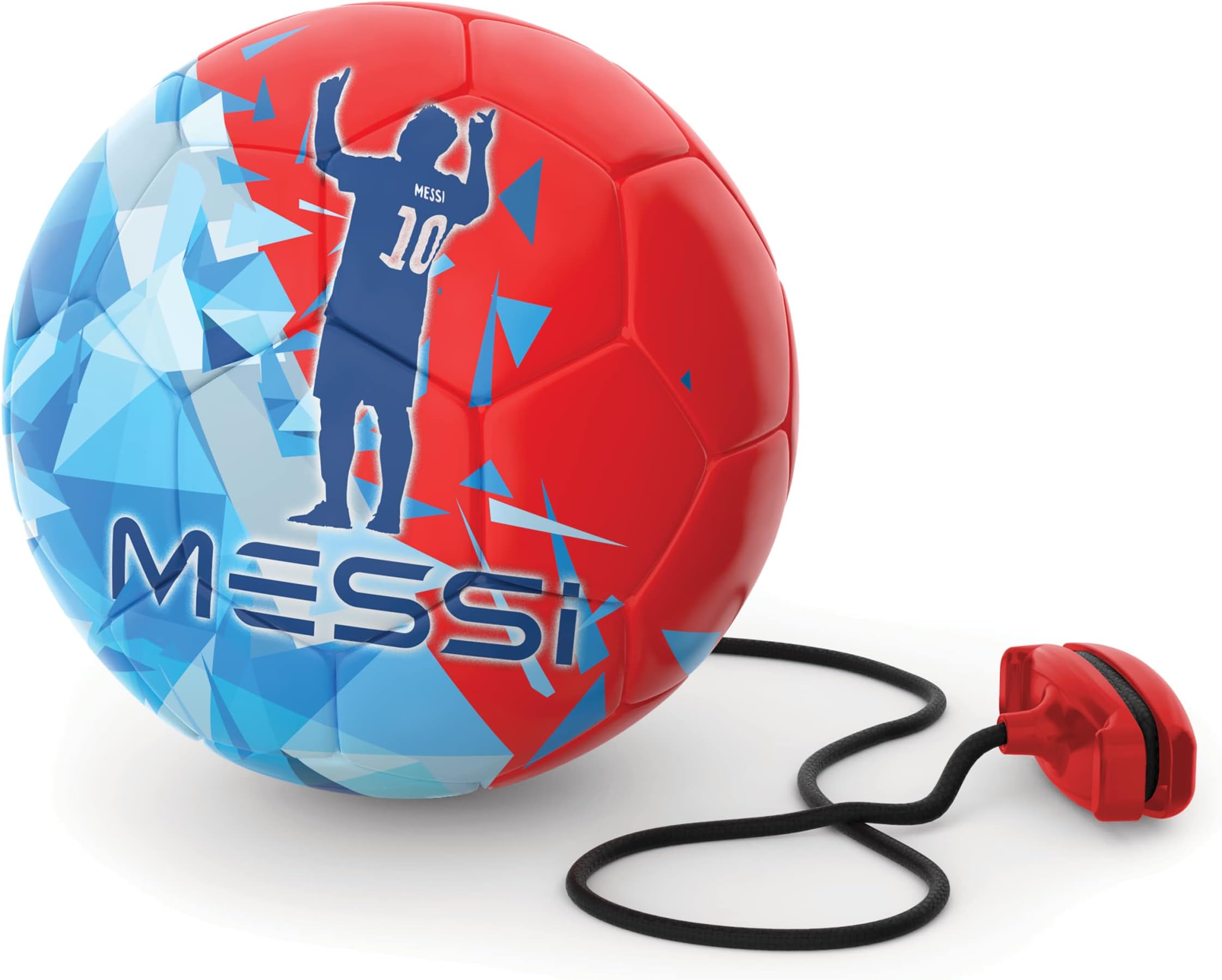 Messi MET43000 Messi Soft Touch Training Ball-Size 2 / Never Give Up-Red, Multi Colour