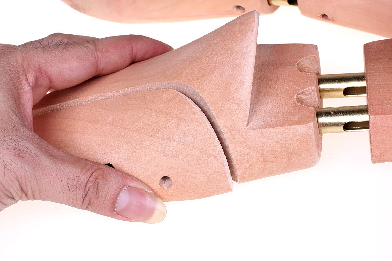 Hormas de Zapato, Madera Natural, Regulable, hormas, Tensor para el Calzado, ensanchador para el Calzado. Tamaño 35 - Tamaño 50, 1 Par - 10 Par Combinaciones, KXB6000