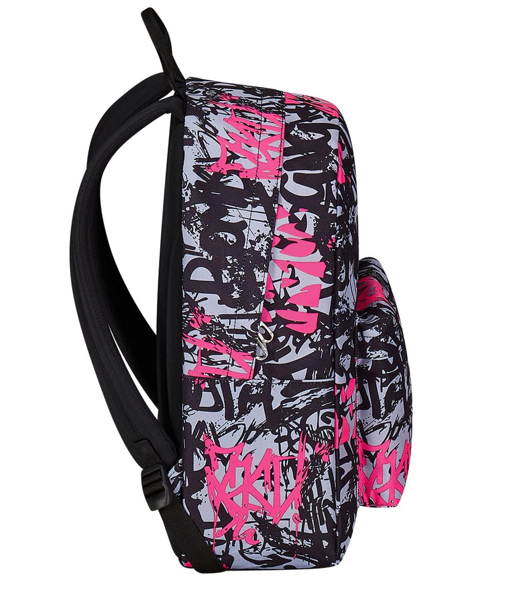 Seven ImusicPack - Mochila de un solo compartimento, rosa y negro, con auriculares inalámbricos incluidos, bolsillo para PC, mochila de viaje y escuela, para niños y adolescentes, Rosa, Talla única
