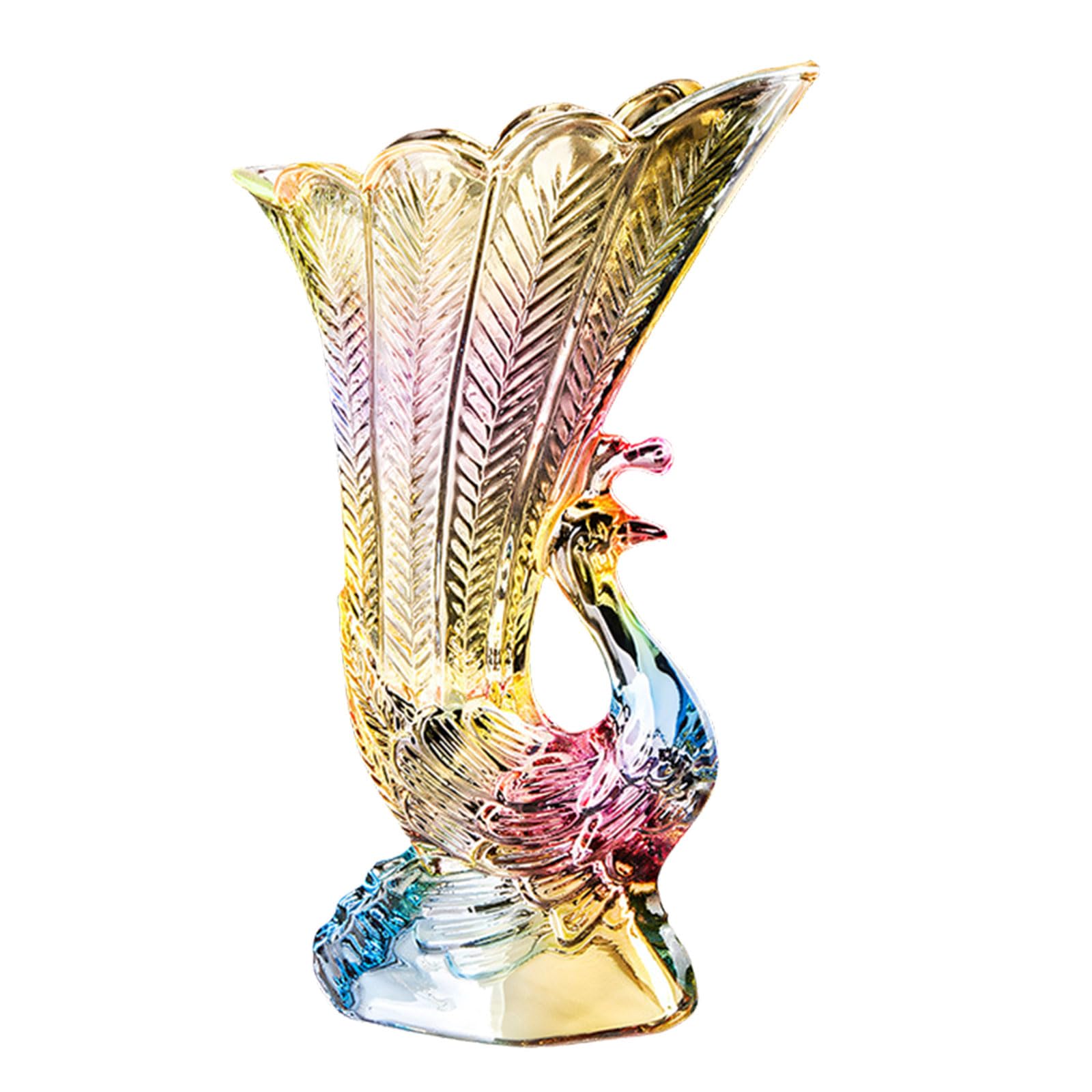 Tsophreniq Hand Blown Glass Vases, Unique Glass, Moderns Art Decors Decorative Vase for Floral Arrangements Table Centerpieces Flower Moderns Art for Home Decors