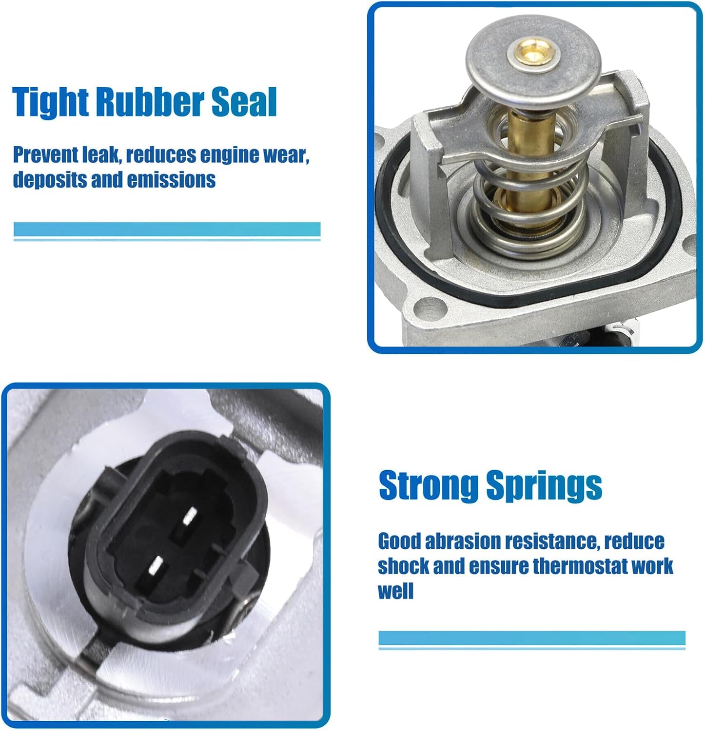 Engine Coolant Thermostat Housing Assembly for Chevy Cruze / 2013-2018 for Chevy Sonic/for Pontiac G3 2009-2010/1.6L 1.8L / 55564891 Replaces# 55587349 55597008 25199828 55564891