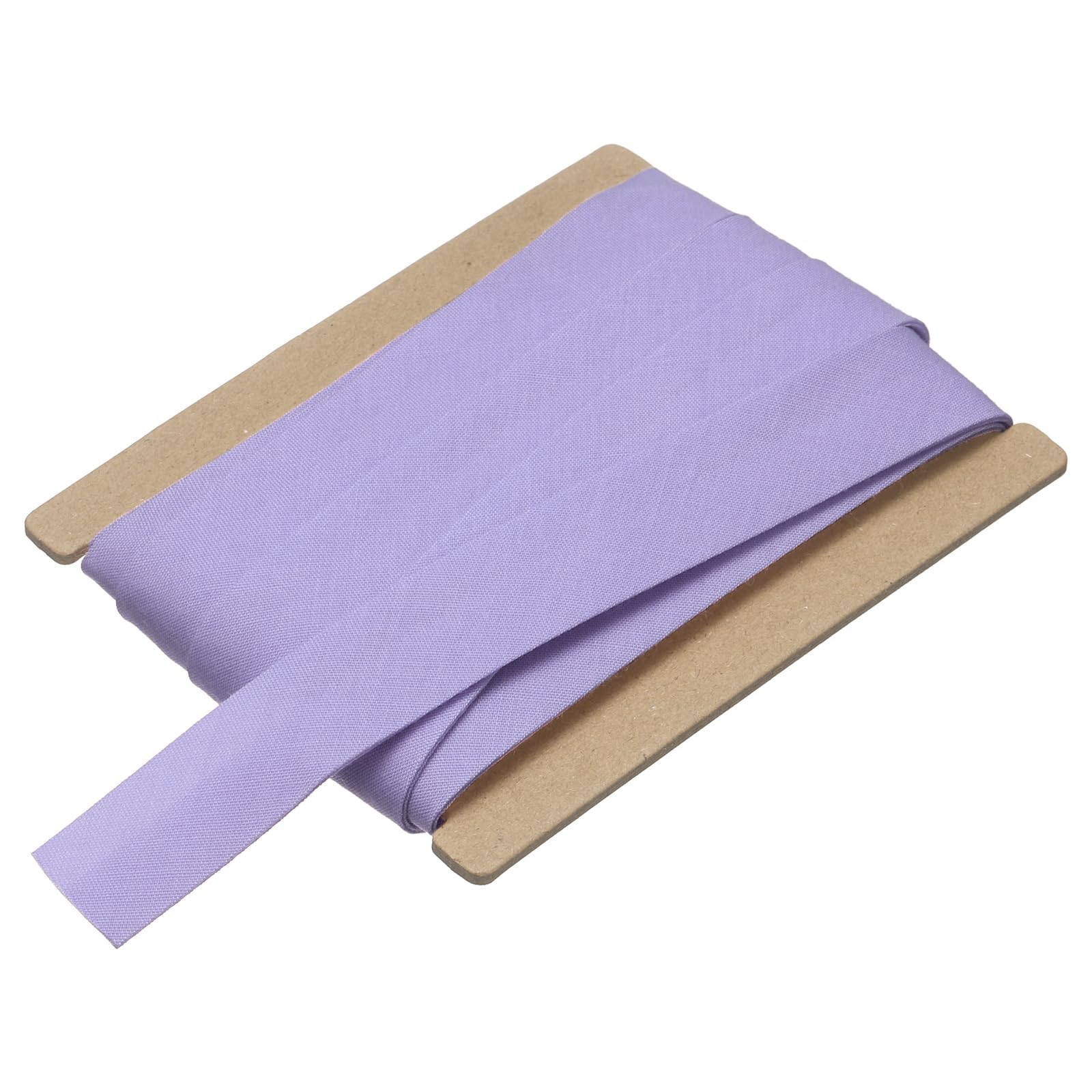 sourcing map 3/4 Inch Double Fold Bias Tape, Polyester Continuous Bulk Bias Tape for Sewing, Seaming Quilting Hemming Binding Crafts (Light Purple 6 Yards)