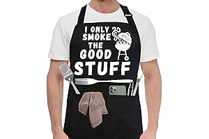 Funny BBQ Aprons for Men, Father's Day Gifts for Dad, Husband