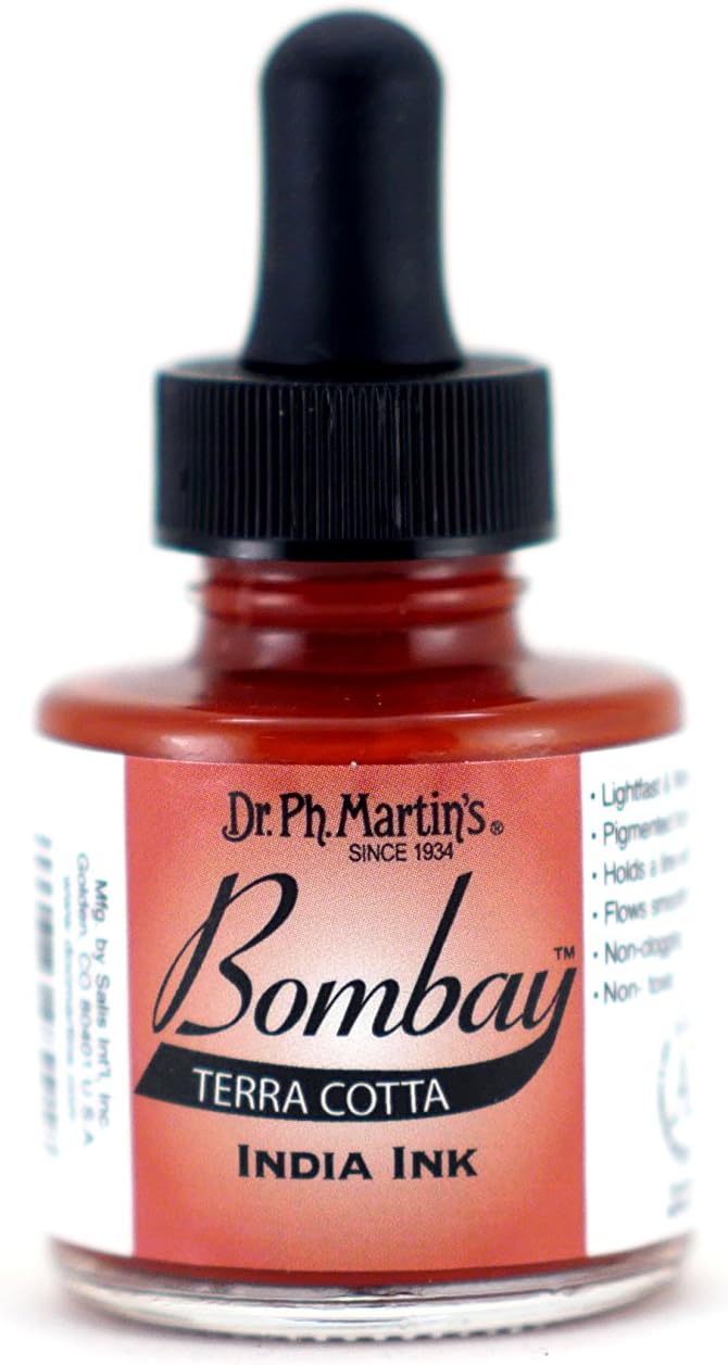 Dr. Ph. Martin's BOMBAY INDIA INK 1OZ TERRA COT