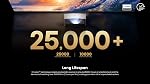 Hisense 120" 4K Ultra HD Laser TV Bundle HDR Smart DLP Technology Short-Throw Laser Projector with Screen (120L5F) Black