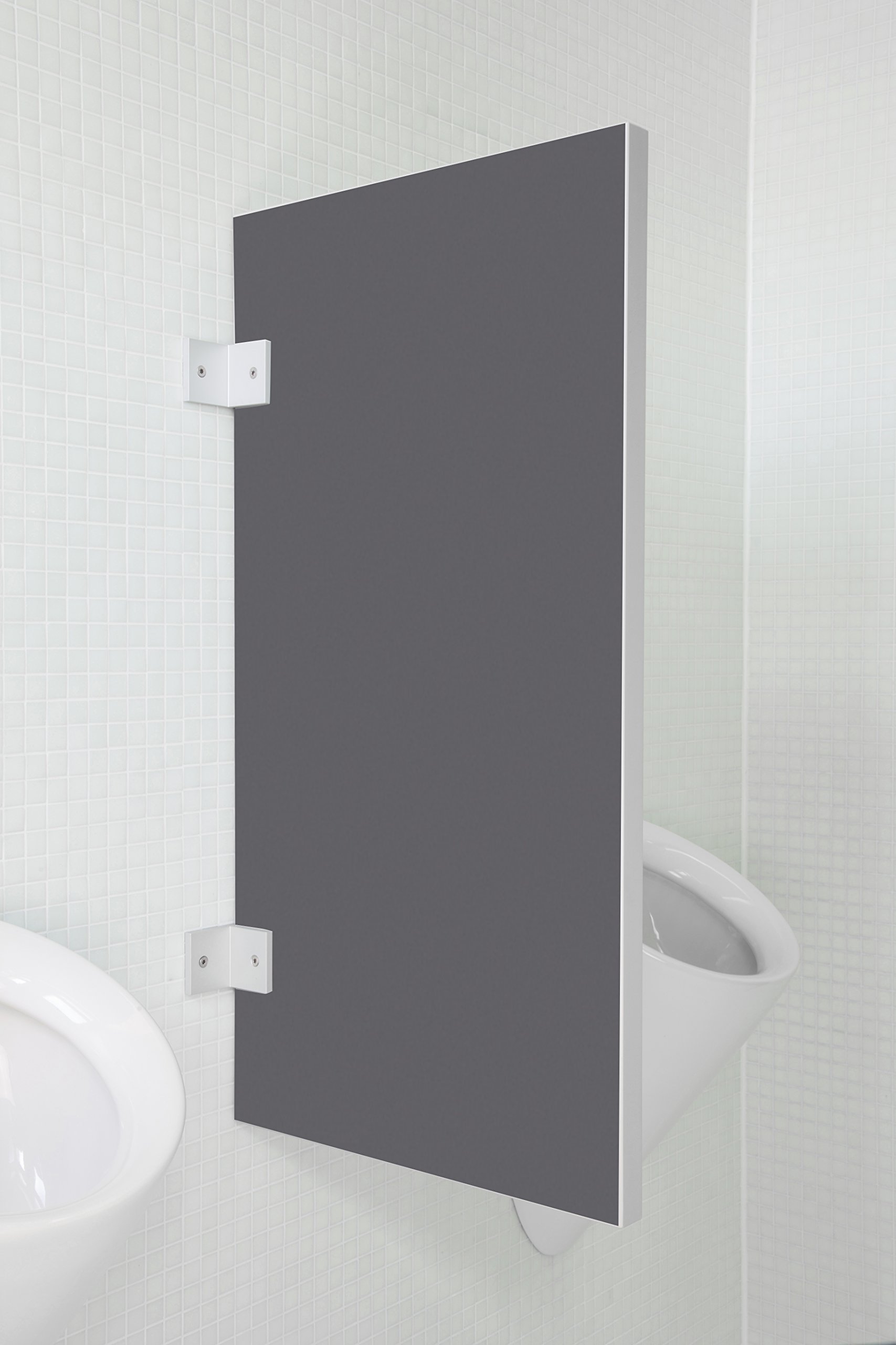 WC Sichtschutz Trennwand, 90x40 Cm Hellgrau | Urinal-Trennwand Für öffentliche Toiletten, Büros, Schulen