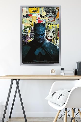 Miniatura 80 de Trends International DC Comics Batman - Póster de pared, 34 pulgadas de largo x 22.4 pulgadas, versión enmarcada en negro Versión con marco negro