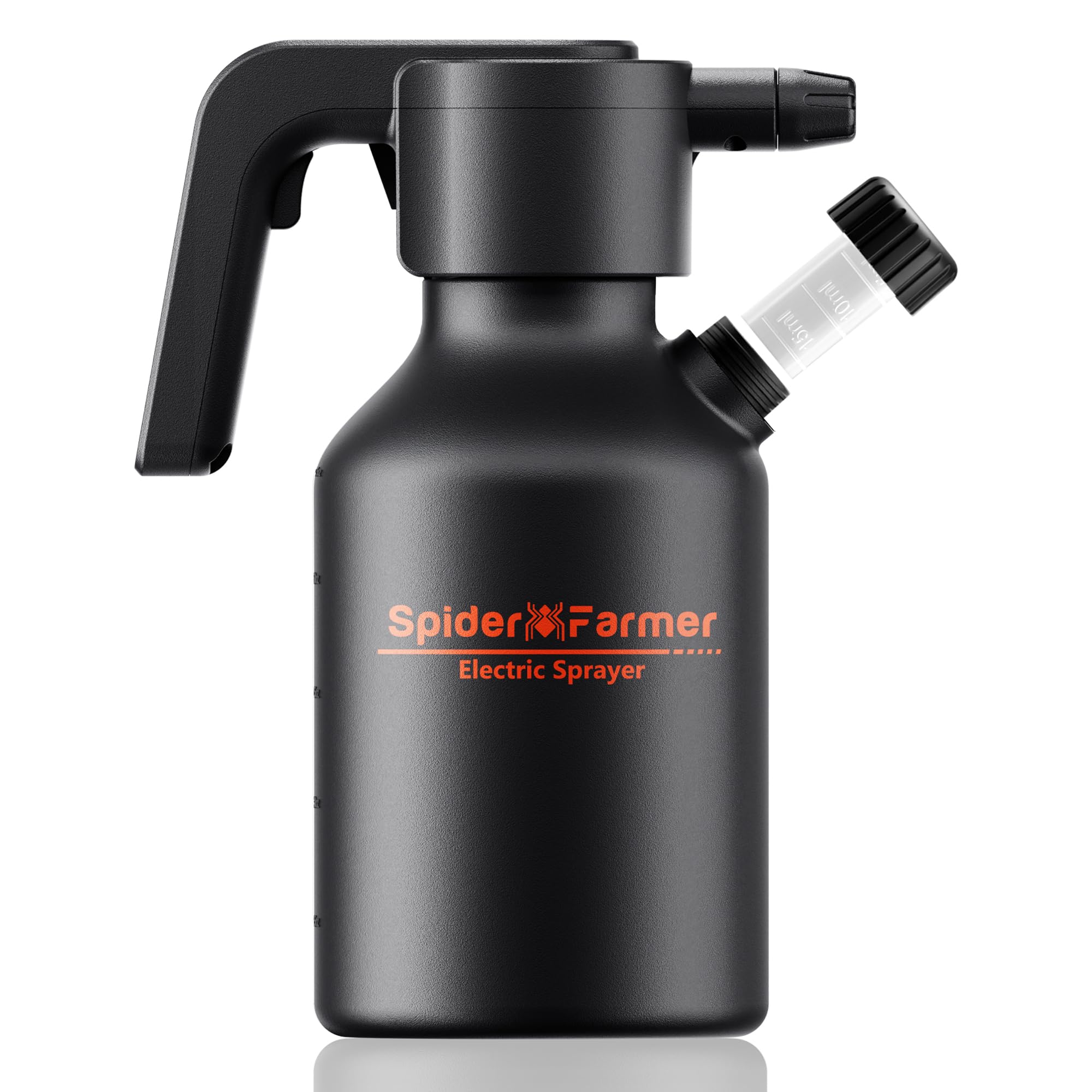 Spider Farmer Elektrische Gartenspritze 2L, Tragbarer Akku Drucksprüher mit Verstellbarer Düse & Messbecher, USB-C Wiederaufladbar für Innen- & Außenbereich, Gartenarbeit und Reinigung