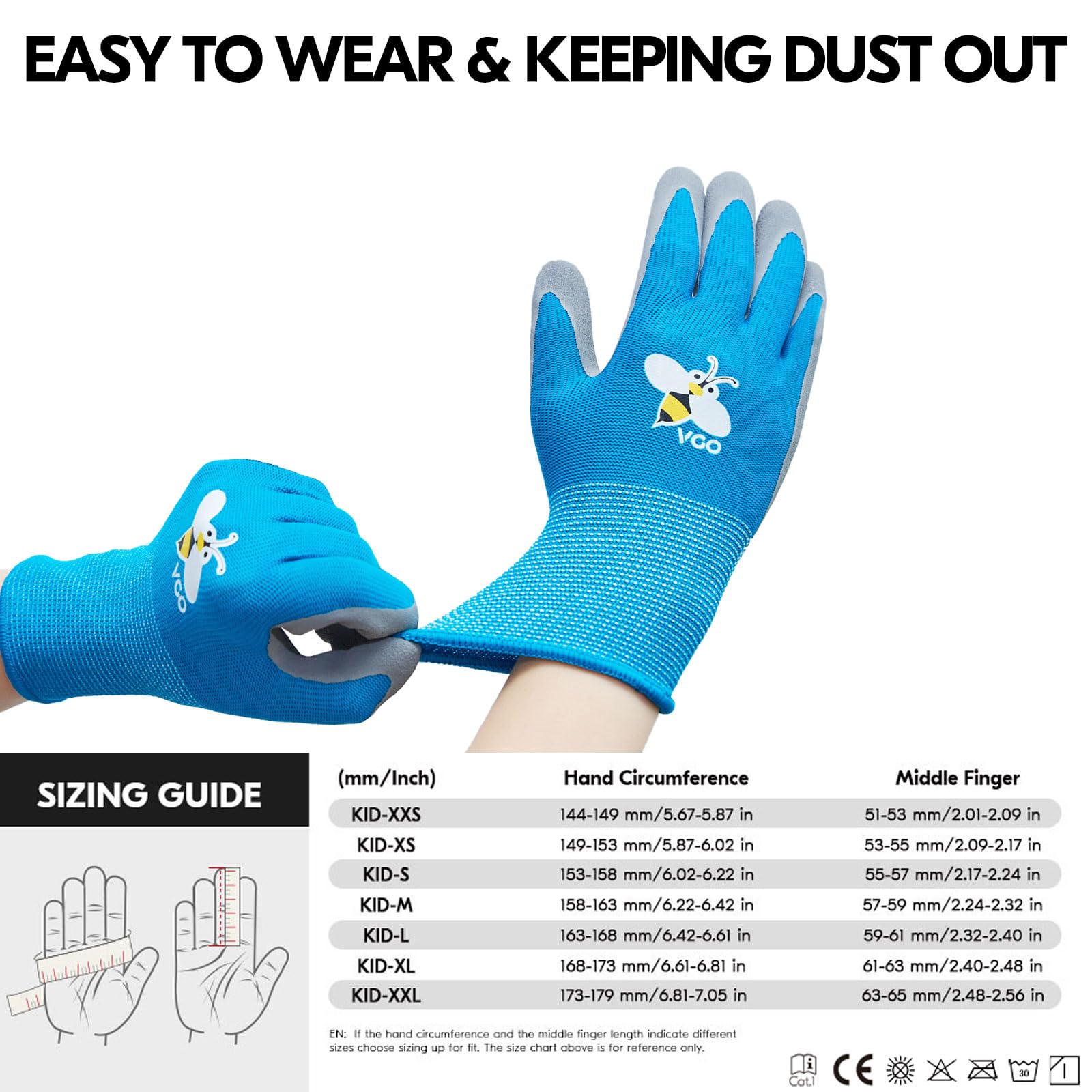 Guanti Da Lavoro Per Bambini - Morbidi, Traspiranti, Per Giardinaggio E Esterno (XXXS, Rosa)