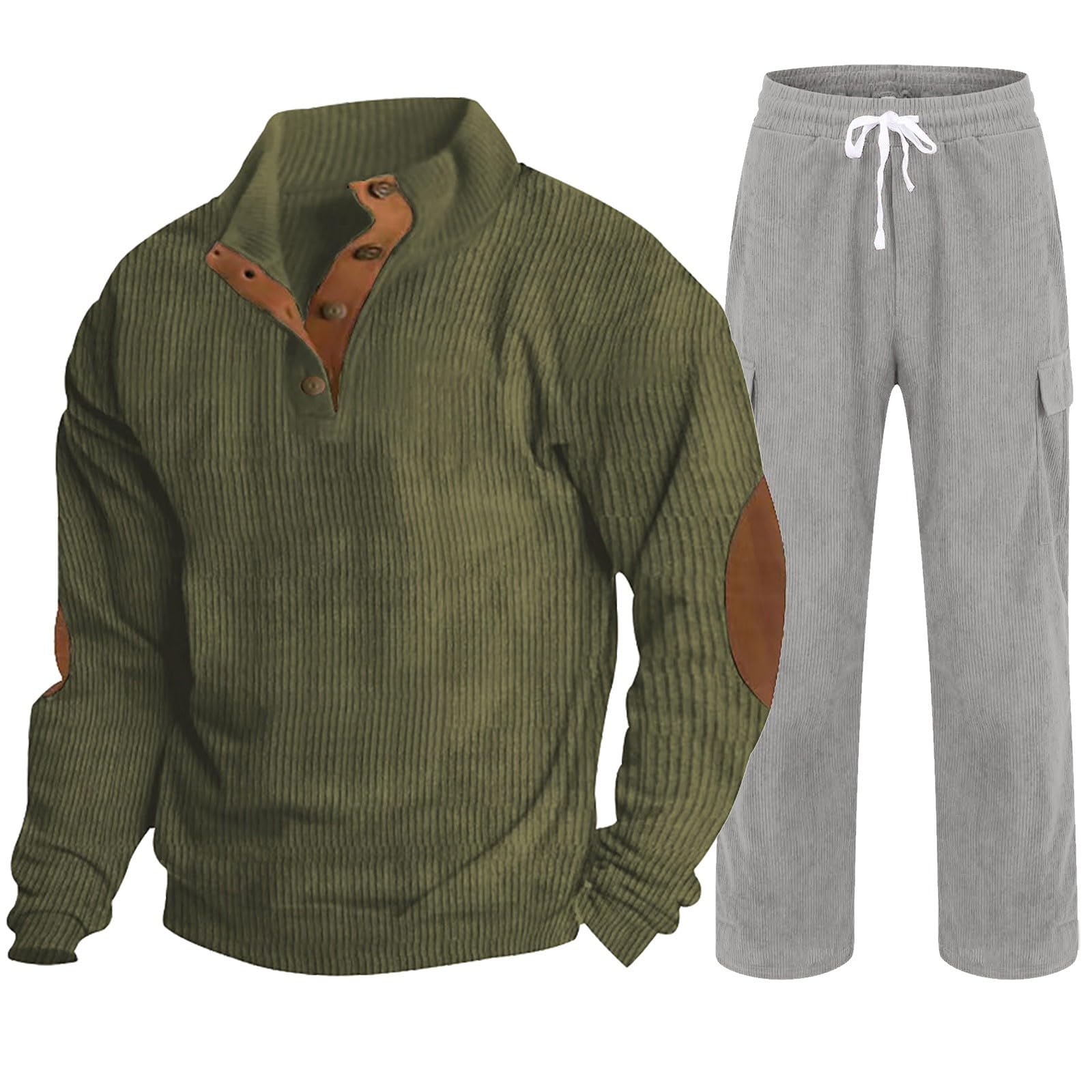 Set completo di tute da uomo, set di abbigliamento sportivo per gli uomini