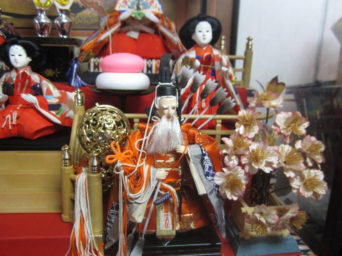 ケース入り 雛人形 ひな人形 ライト付き コンパクト 親王飾り 女の子