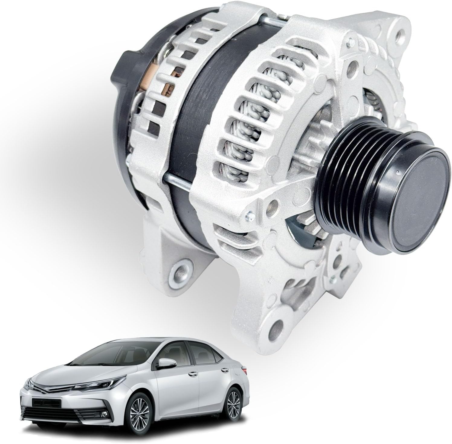 27060-0T230 Alternator 12V 115A Fit For 2014-2019 Toyota Corolla L4 1.8L 6-Groove Pulley CK Replace 11693 FG12T050 11693N 213-8297 400-40169 270600T230