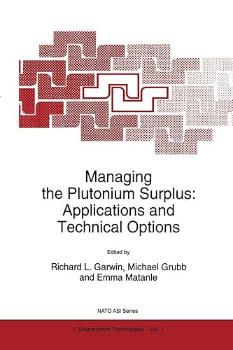 Managing the Plutonium Surplus: Applications and Technical Options: 1 (NATO Science Partnership Subseries: 1)