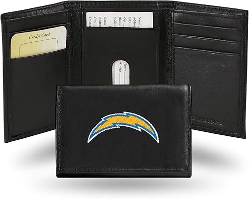 Vista 29 de Rico Industries NFL Football Embroidered Tri-fold Wallet