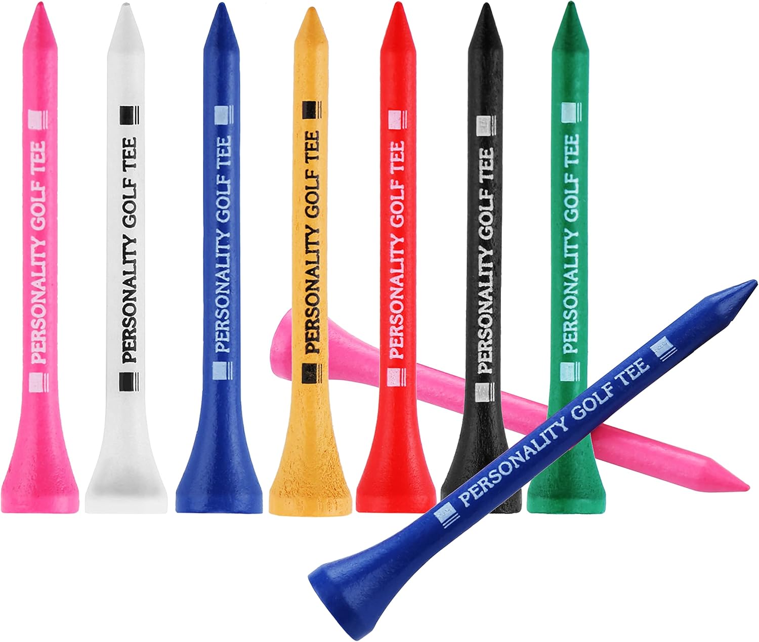 review Kenisten Golf Tees Wooden Golf Tees Multiple Colors Size 2-3/4 inch Reduce Friction and Side Spin Choose Your Tee Quantity