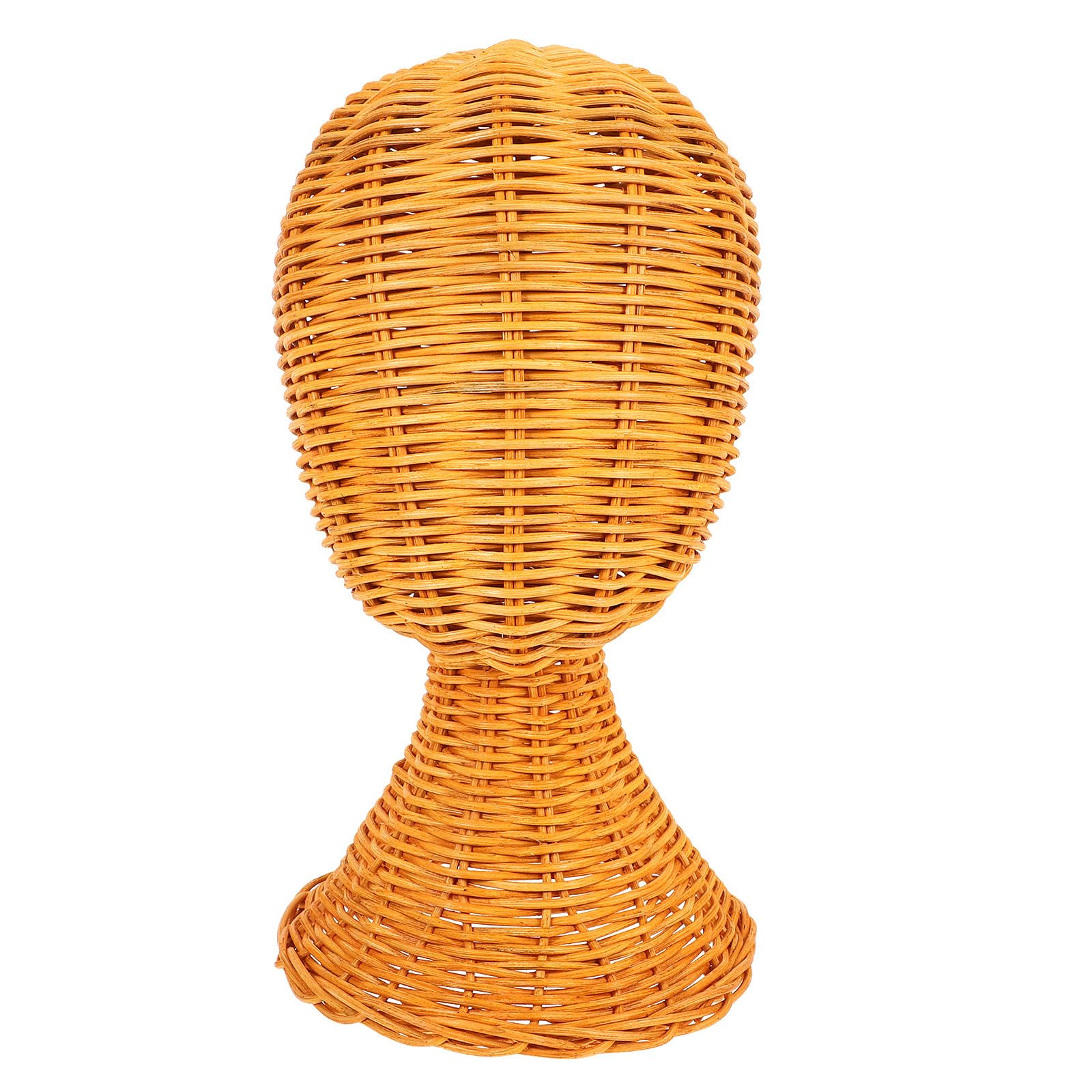 MAGICLULU Soporte para Sombreros de Ratán Maniquí Infantil Expositor Multifuncional para Exhibición de Cascos Pelucas y Accesorios en Eventos