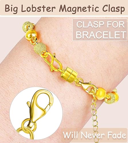 Miniatura 3 de Dailyacc Cierres y cierres magnéticos de collar cierres extensores de pulsera redondos para fabricación de joyas