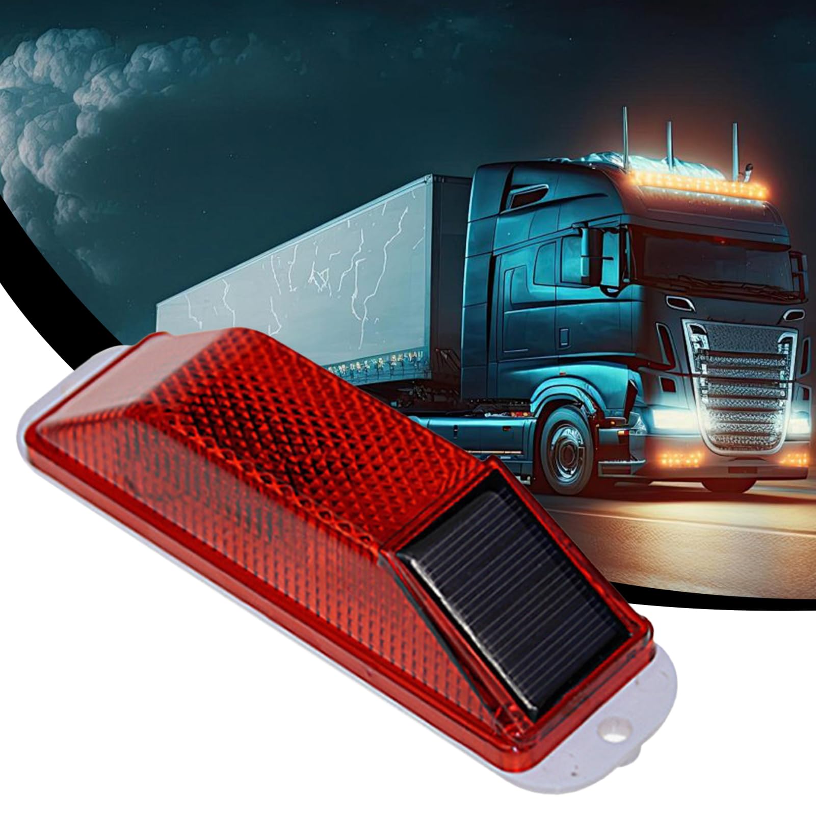 Gyrophare LED Sans Fil Rechargeable, Lumiere Stroboscopique Led, Lampe D'Avertissement Stroboscopique, Lumiere Clignotante D'Alerte Et De Securite Strobe Solaire, Accessoires D'Eclairage A Angle Regla