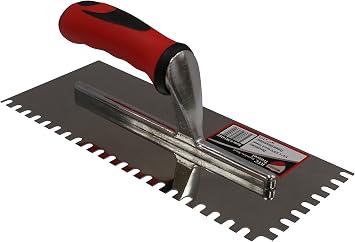 RTC Steel Notched Tile Trowel 1/4 x 1/2" U Notch