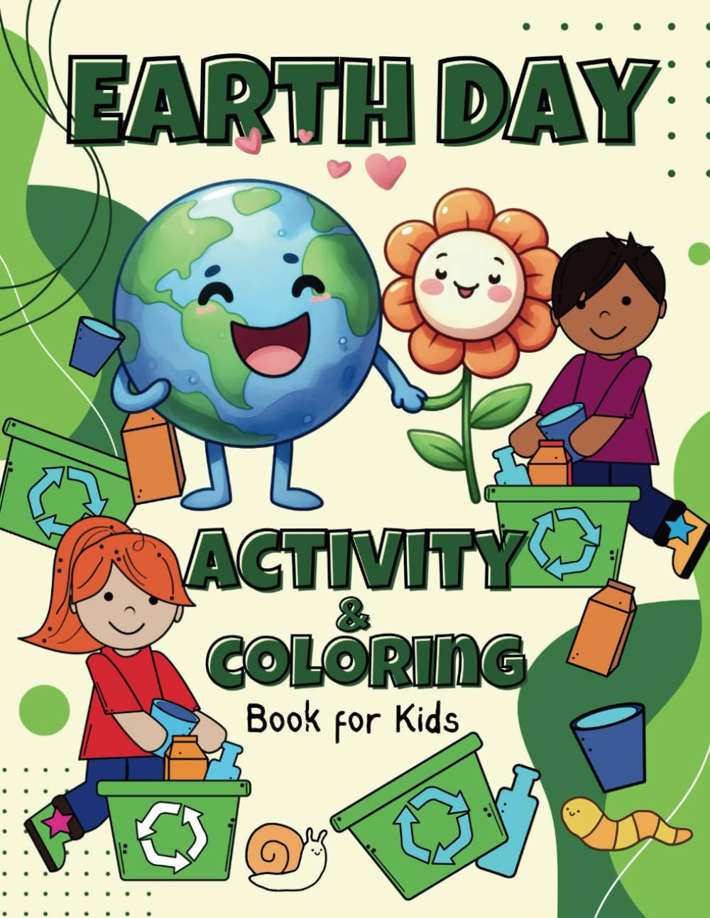 Earth Day Activity and Coloring Book for Kids: Save the Earth: Mazes, Color-by-Number, Word Search, Coloring Pages, Writing Activities, Count-and-Match Paperback – April 16, 2024