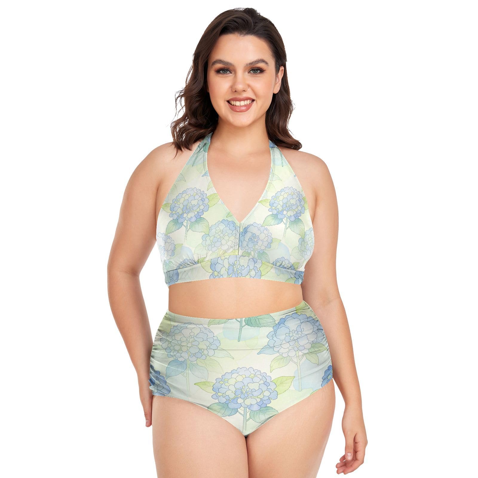FRODOTGV Costumi da bagno donna taglie forti L-4XL