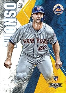 2019 Topps Fire Baseball #128 Pete Alonso Rookie Card