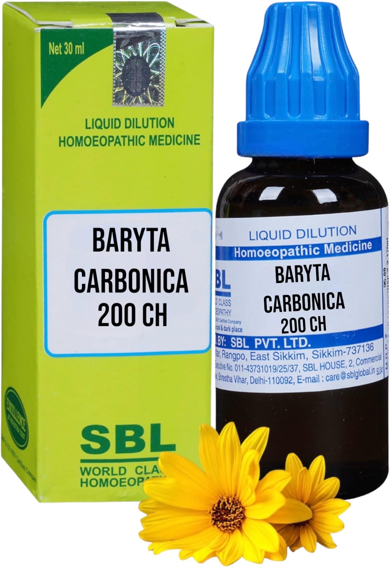 SBL Baryta Carbonica 200 ホメオパシー医学 - 1本セット