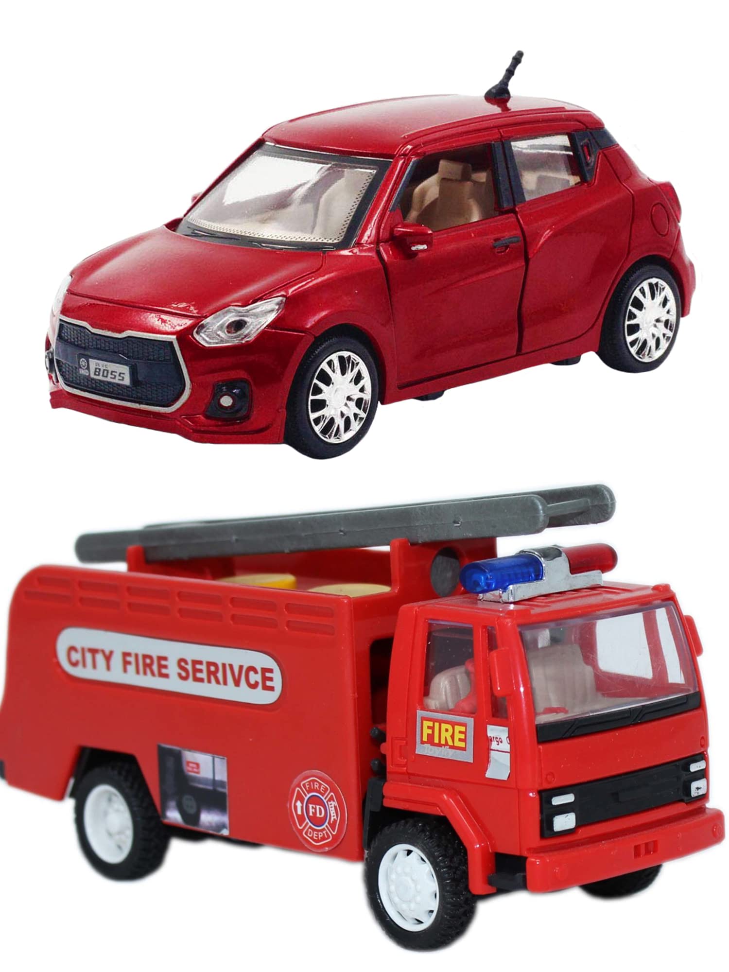 PRIYVI Car Toy for Kids Combo of Pull Back Action Swift Car with Fire Tender Truck Toy Car for Kids and Boys (Color May Vary) (B09L5Y7RW3) Amazon Price History, Amazon Price Tracker
