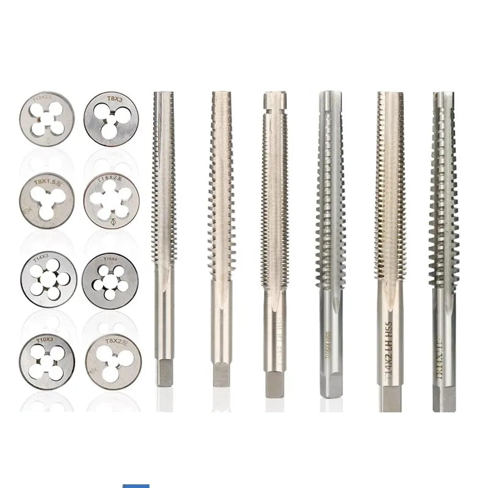 Maschi TR Maschi Per Viti Con Filettatura Sinistra E Matrici HSS Maschi Per Macchine Maschiatori Utensili Per Filettatura,TR12x2