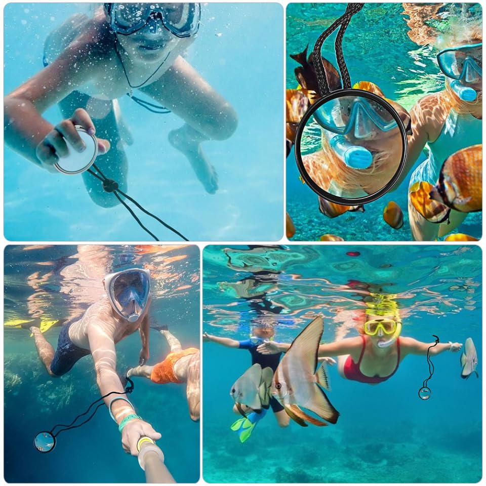 Espejo ajustable para buceo portátil accesorio subacuático mar 3