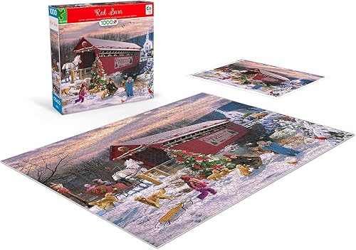 Miniatura 4 de Ceaco - Navidad clásica - Granero rojo - Rompecabezas de 1000 piezas