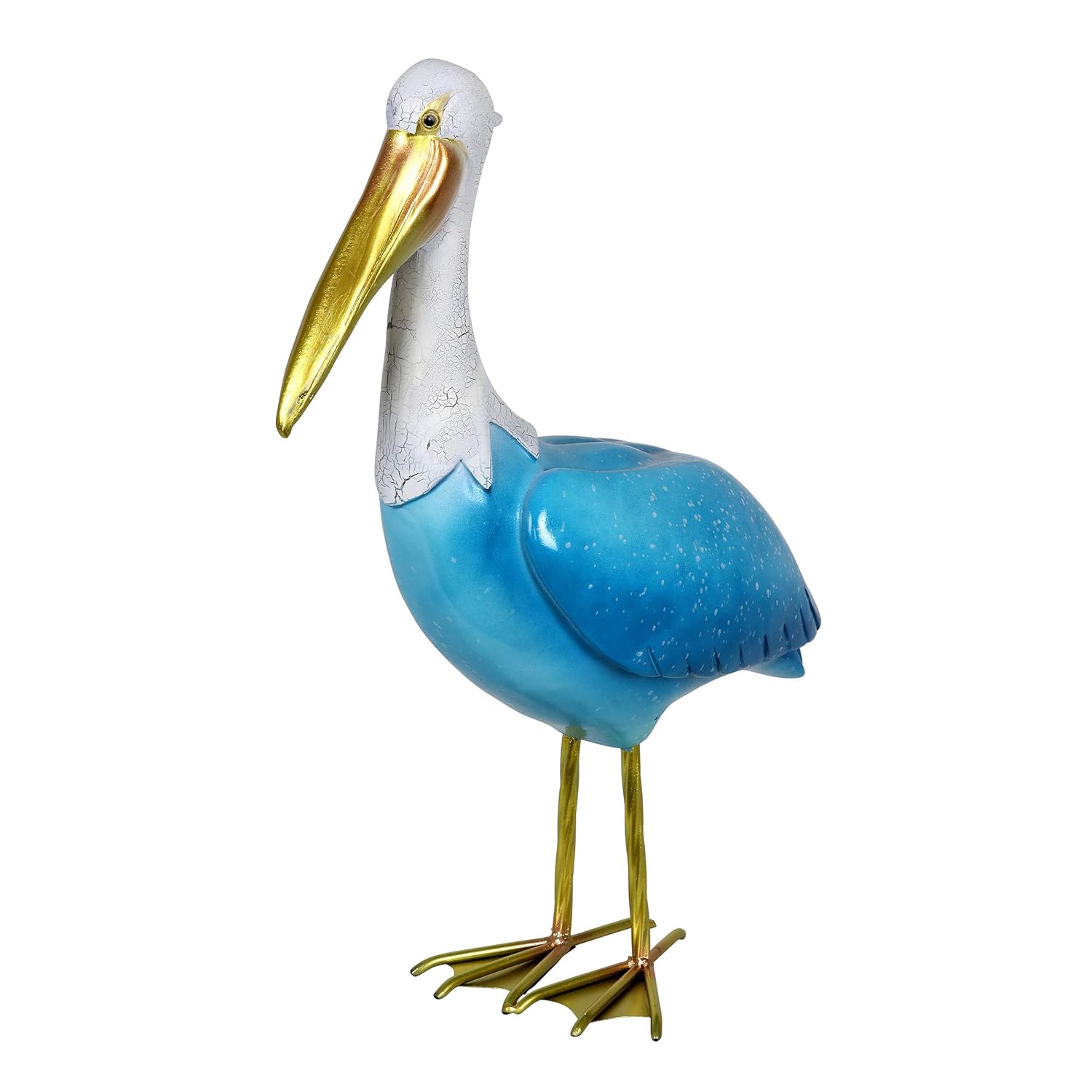 Exhart Pelican Beach Garden Statue HandPainted Pelican Resin Statue
